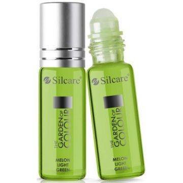 SILCARE THE GARDEN OF COLOUR (SILCARE) THE GARDEN OF COLOUR MELON LIGHT GREEN NAIL CUTICLE OIL NAGELOLIE ROLLER 11 ML