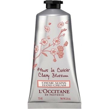 L'OCCITANE FLEURS SE CERISIER (L'OCCITANE) FLEURS SE CERISIER CHERRY BLOSSOM HAND CREAM HANDCREME TUBE 75 ML