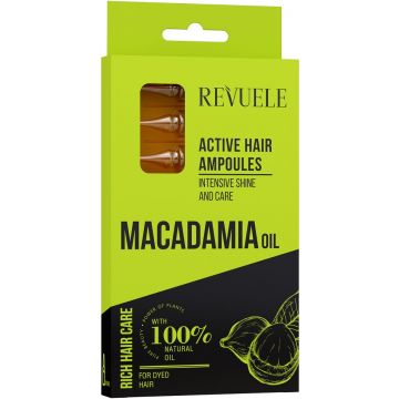 REVUELE MACADAMIA OIL (REVUELE) MACADAMIA OIL ACTIVE HAIR AMPULLEN DOOSJE 8 X 5 ML