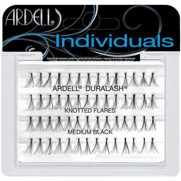 ARDELL INDIVIDUALS DURALASH KNOTTED FLARES MEDIUM BLACK NEPWIMPERS 56 STUKS