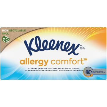 KLEENEX ALLERGY COMFORT TISSUES DOOSJE 56 STUKS