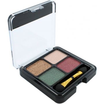 CHRISTIAN FAYE QUATTRO (CHRISTIAN FAYE) QUATTRO GREEN EYE SHADOW OOGSCHADUW PALETTE 1 STUK