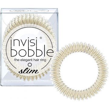 INVISIBOBBLE THE ELEGANT HAIR RING SLIM STAY GOLD 3 STUKS