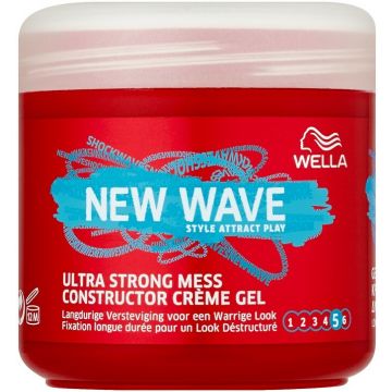 WELLA NEW WAVE ULTRA STRONG MESS CONSTRUCTOR CREME GEL POT 150 ML