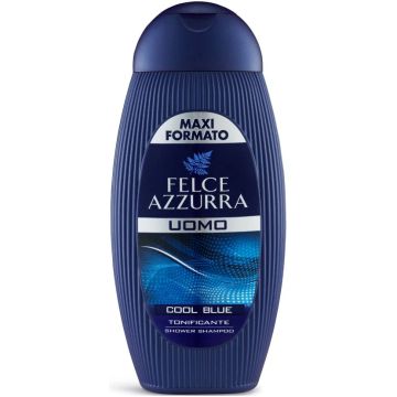 FELCE AZZURRA UOMO COOL BLUE SHOWER SHAMPOO DOUCHEGEL 400 ML