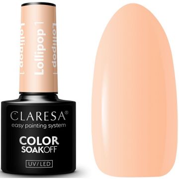 CLARESA COLOR SOAK OFF LOLLIPOP 01 UV/LED GELLAK POTJE 5 GRAM