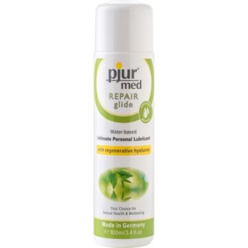 PJUR MED REPAIR GLIDE WATER-BASED GLIJMIDDEL FLACON 100 ML