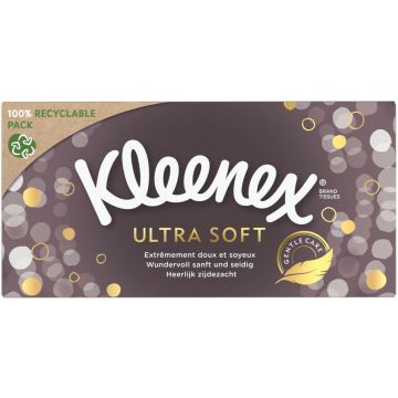 KLEENEX ULTRA SOFT TISSUES DOOSJE 64 STUKS