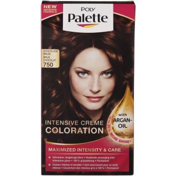 POLY PALETTE 750 CHOCOLADE BRUIN HAARVERF PAK 1 STUK