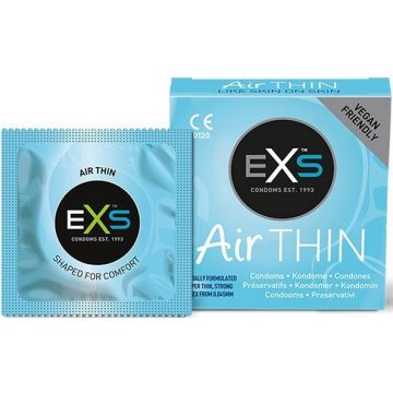 EXS AIR THIN (EXS) AIR THIN CONDOMS CONDOOMS DOOSJE 3 STUKS