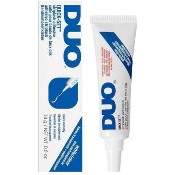 ARDELL DUO (ARDELL) DUO QUICK-SET STRIPLASH ADHESIVE WHITE/CLEAR WIMPERLIJM TUBE 14 GRAM