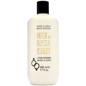 ALYSSA ASHLEY MUSK HAND & BODY MOISTURISER BODY LOTION FLACON 500 ML