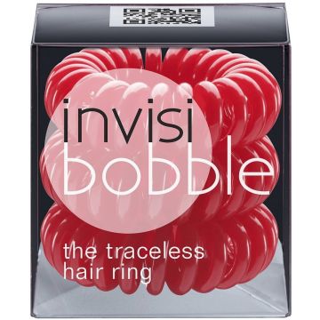 INVISIBOBBLE THE TRACELESS HAIRRING RASPBERRY RED DOOSJE 3 STUKS