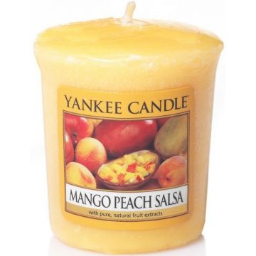 YANKEE CANDLE MANGO PEACH SALSA GEURKAARS 49 GRAM