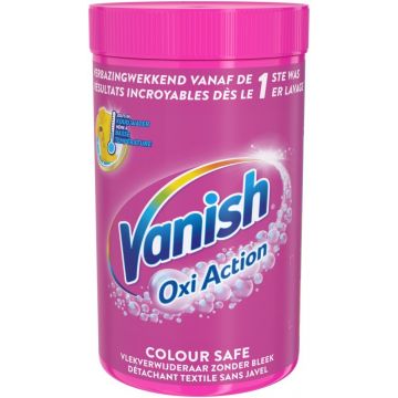VANISH OXI ACTION COLOUR SAFE VLEKVERWIJDERAAR POT 1500 GRAM