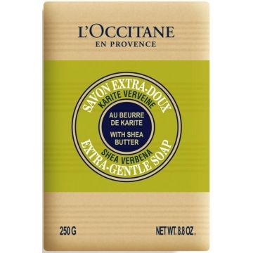 L'OCCITANE SHEA VERBENA EXTRA-GENTLE SOAP ZEEPBLOK 250 GRAM