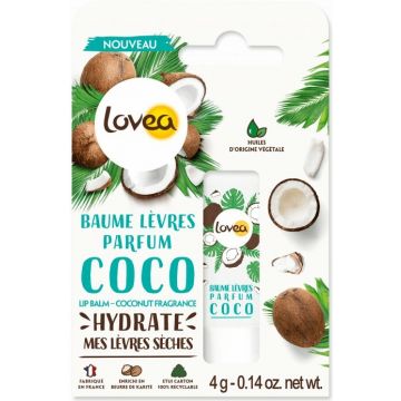 LOVEA COCONUT LIP BALM LIPPENBALSEM STICK 4 GRAM