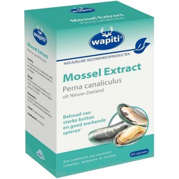 WAPITI MOSSEL EXTRACT CAPSULES DOOSJE 60 STUKS