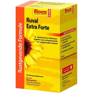 BLOEM RUVAL EXTRA FORTE RUSTGEVENDE FORMULE CAPSULES DOOSJE 100 STUKS