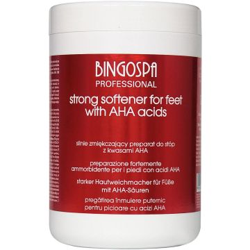 BINGO SPA FEET WITH AHA ACIDS STRONG SOFTENER VOETCREME 1000 GRAM