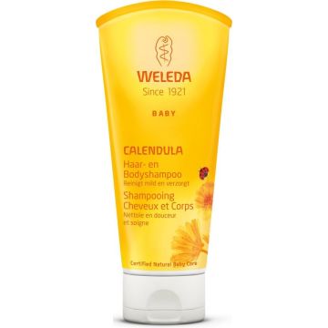 WELEDA BABY CALENDULA (WELEDA) CALENDULA HAAR- EN BODYSHAMPOO TUBE 200 ML