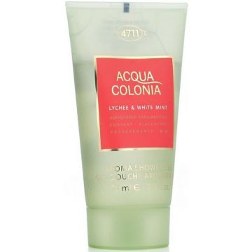 4711 ACQUA COLONIA LYCHEE & WHITE MINT SHOWER GEL DOUCHEGEL TUBE 75 ML