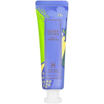 HOLIKA HOLIKA VIOLET SPARKLING HAND CREAM HANDCREME TUBE 30 ML
