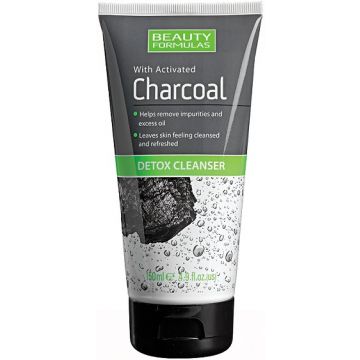 BEAUTY FORMULAS CHARCOAL (BEAUTY FORMULAS) CHARCOAL DETOX CLEANSER GEZICHTSREINIGER TUBE 150 ML