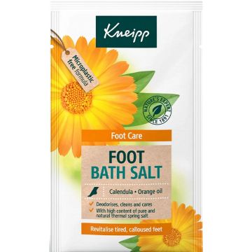 KNEIPP FOOT CALENDULA & ORANGE OIL BATH SALT BADZOUT 40 GRAM