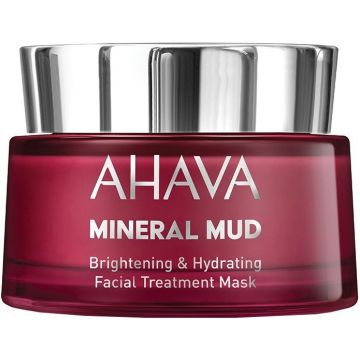 AHAVA TIME TO TREAT (AHAVA) MINERAL MUD BRIGHTENING & HYDRATING FACIAL TREATMENT MASK GEZICHTSMASKER POT 50 ML