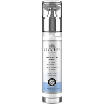 CLOCHEE SIMPLY ORGANIC MOISTURIZING PORCELAIN FLOWER & SNOW FUNGUS HYDROACTIVE SORBET GEZICHTSLOTION 50 ML