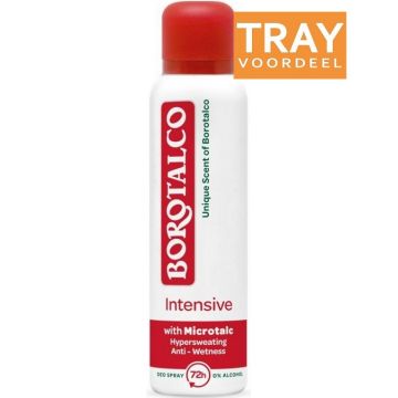 BOROTALCO INTENSIVE DEODORANT SPRAY TRAY 12 X 150 ML