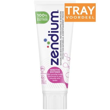 ZENDIUM SENSITIVE WHITENER TANDPASTA TRAY 12 X 75 ML