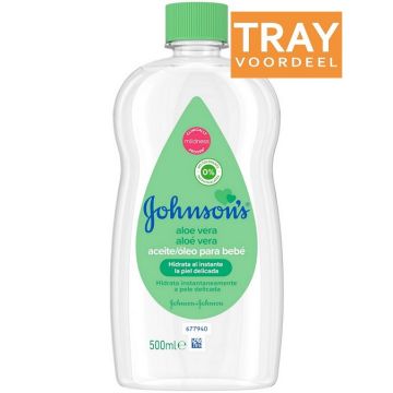 JOHNSON'S ALOE VERA (JOHNSON'S) ALOE VERA BABY OLIE TRAY 6 X 500 ML
