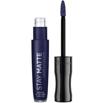 RIMMEL STAY MATTE (RIMMEL) STAY MATTE 830 BLUE IRIS LIQUID LIP COLOUR LIPPENSTIFT KOKER 5,5 ML