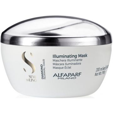 ALFAPARF SEMI DI LINO DIAMOND (ALFAPARF) DIAMOND ILLUMINATING MASK HAARMASKER POT 200 ML