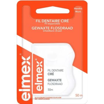 ELMEX MUNT GEWAXTE FLOSDRAAD 50 ML