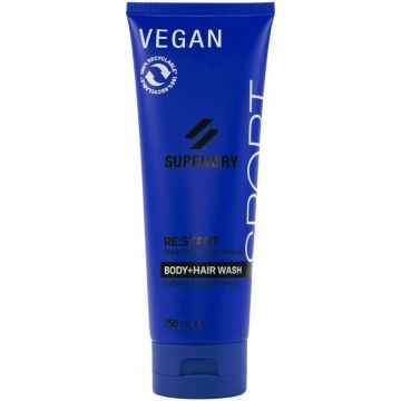 SUPERDRY SPORT RE:START (SUPERDRY) RE:START BODY + HAIR WASH DOUCHEGEL TUBE 250 ML