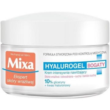 MIXA SENSITIVE SKIN EXPERT HYALUROGEL (MIXA) HYALUROGEL RICH CREAM GEZICHTSCREME POT 50 ML