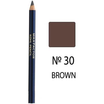 MAX FACTOR KOHL PENCIL (MAX FACTOR) KOHL PENCIL 30 BROWN EYELINER OOGPOTLOOD 4 GRAM