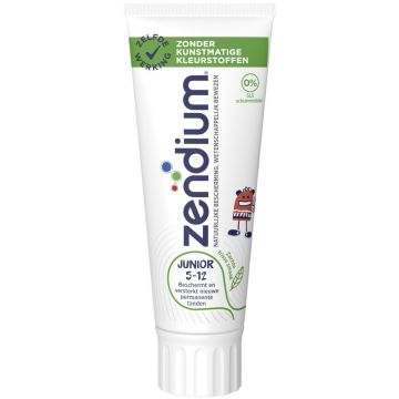 ZENDIUM JUNIOR 5-12 JAAR TANDPASTA TUBE 50 ML