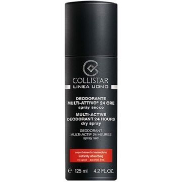COLLISTAR LINEA UOMO MULTI ACTIVE DEODORANT 24 HOURS DRY SPRAY 125 ML