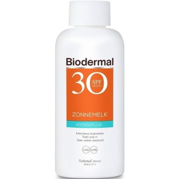 BIODERMAL HYDRAPLUS SPF 30 ZONNEMELK ZONNEBRAND FLACON 200 ML