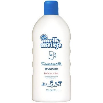 MELKMEISJE KARNEMELK (MELKMEISJE) KARNEMELK BAD & DOUCHECREME FLACON 2000 ML