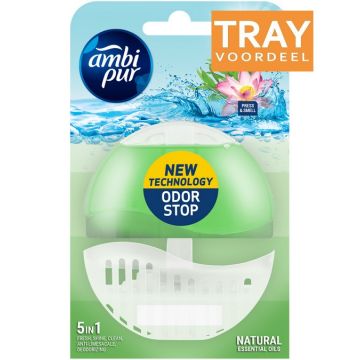 AMBI PUR BAMBOO & LOTUS TOILETBLOK REFILLABLE TRAY 12 X 55 ML