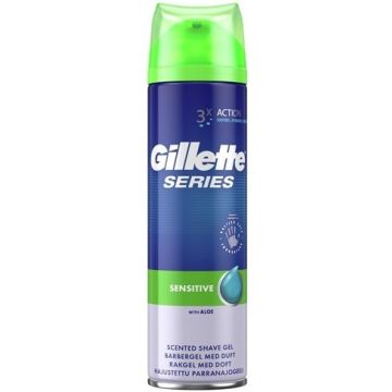 GILLETTE SERIES GEVOELIGE HUID (GILLETTE) SENSITIVE SKIN SCHEERGEL SPUITBUS 200 ML
