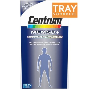 CENTRUM MEN 50+ ADVANCED TABLETTEN TRAY 48 X 90 STUKS