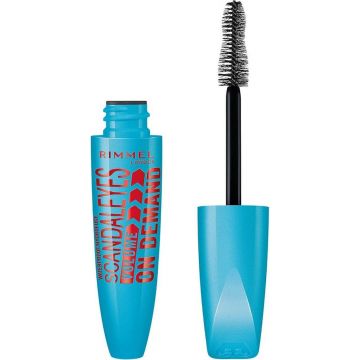 RIMMEL SCANDAL EYES VOLUME ON DEMAND 001 BLACK WATERPROOF MASCARA 12 ML