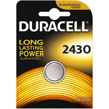 DURACELL 2430 3V LITHIUM KNOOPCELBATTERIJ PAK 1 STUK