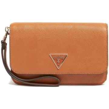 GUESS GUESS, LAUREL, TEXTILE BAG, PHONE ORGANIZER, LIGHT COGNAC, SWZG85, FOR WOMEN, 12 X 19.5 X 5.5 CM